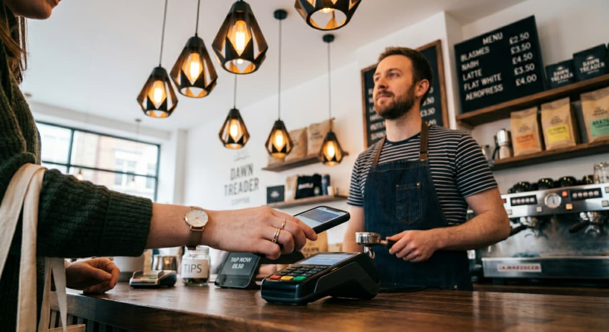 Merchant accepting payment in Homestead
